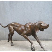 Bronze Greyhound Statuen